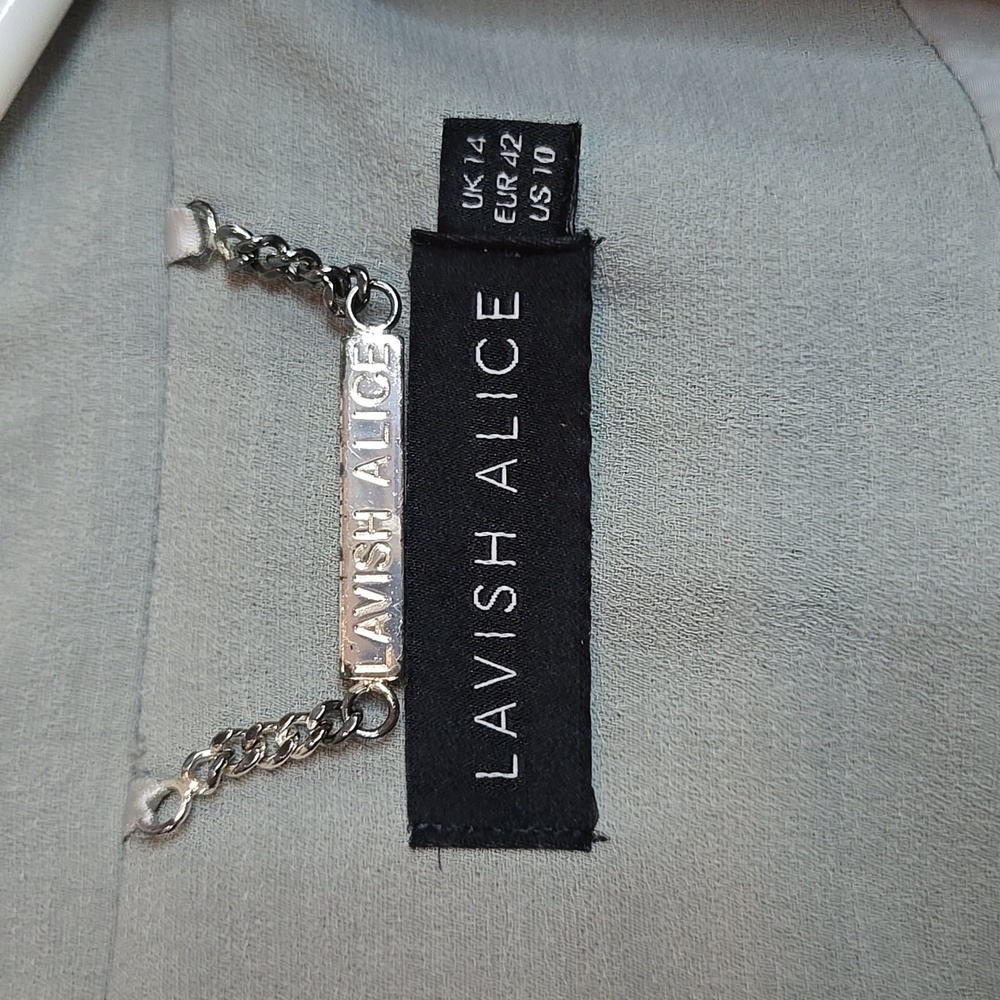 LAVISH ALICE LONG DRESS COAT WITH POCKETS NWOT - Picture 3 of 5